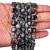 Natural Dumortierite Beads Strands G-C116-A113-01-3