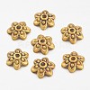 Tibetan Antique Golden Metal Caps GLF0626Y-1