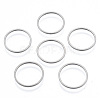 Non-Tarnish 201 Stainless Steel Linking Rings STAS-N090-T14-1-2