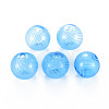 Transparent Handmade Blown Glass Globe Beads GLAA-T012-40C-05-1