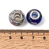 Rondelle Mixed Style Handmade Lampwork European Large Hole Beads LPDL-R007-3