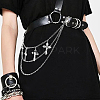1Pc Iron 3 Layer Cross Tassel Trousers Chains AJEW-SC0031-16-4