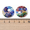 Handmade Millefiori Glass Pendants LAMP-G166-08B-3