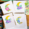 Plastic Drawing Painting Stencils Templates DIY-WH0396-179-7