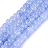 Ombre Effect Dyed Glass Beads Strands GLAA-Q106-05A-A08-1
