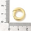 Rack Plating Ring Brass Spring Gate Rings KK-Z086-54G-01-3