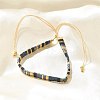 Vintage Ethnic Style Adjustable Glass Tila Beaded Handmade Slider Bracelets for Women ZN9527-2-1