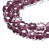 Handmade Millefiori Glass Bead Strands LAMP-J035-6mm-33-2