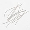 925 Sterling Silver Flat Head Pins STER-F018-01B-2