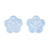 Transparent Spray Painted Glass Beads GLAA-N035-029-C02-2