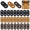 30Pcs 3 Styles Oval Leather Slider Buckle FIND-PH0027-89-6