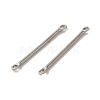 304 Stainless Steel Connector Charms STAS-Q323-04E-P-2