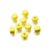 Spray Painted Wooden Beads WOOD-P021-01A-27-1