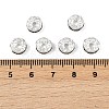 Brass Grade A Rhinestone Spacer Beads RB-A014-Z8mm-02S-2