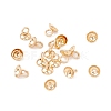 304 Stainless Steel Bead Cap Pendant Bails STAS-I192-01A-G-1