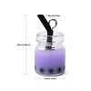 Glass Bottle Pendants X-CRES-S359-01F-2