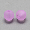 Transparent Acrylic Ball Beads FACR-R021-6mm-08-1