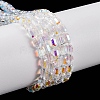 Electroplate Glass Beads Strands EGLA-D031-01Z-3
