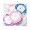 8Rolls 4 Colors Single Face Satin Ribbon OCOR-FS0001-10E-7