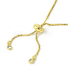 5Pcs Rack Plating Adjustable Brass Slider Bracelet Making MAK-FS0001-03G-3