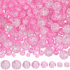 450Pcs 4 Styles Spray Painted Crackle Glass Beads CCG-PA0001-09E-1
