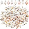 80pcs 4 Styles Natural Cultured Freshwater Pearl Charms PEAR-NB0001-65-1