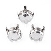 201 Stainless Steel Sew on Prong Settings STAS-T032-01-10mm-P-1