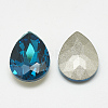 Pointed Back Glass Rhinestone Cabochons RGLA-T081-7x10mm-14-2