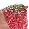 Transparent Painted Glass Beads Strands DGLA-A034-T3mm-A18-2