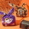60Pcs 2 Styles Rabbit Shaped Halloween Candy Plastic Bags ABAG-FS0001-06-10