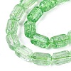 Crackle Transparent Glass Beads Strands GLAA-N068-05A-06-3