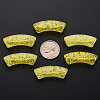 Transparent Crackle Acrylic Beads CACR-S009-001B-N85-4