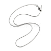 Adjustable 304 Stainless Steel Snake Chain Necklaces NJEW-K270-01P-2