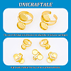 Unicraftale DIY Double Blank Dome Finger Ring Making Kit DIY-UN0004-26A-5