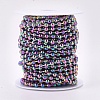 PVD Vacuum Plating 304 Stainless Steel Ball Chains CHS-F009-01F-M-3