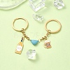 Alloy Enamel Keychain KEYC-YW00130-06-1