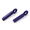 Rack Plating Spray Painted Alloy 1-Loop Link Pendants PALLOY-N176-01I-3