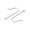 316 Surgical Stainless Steel Earring Hooks STAS-Z124-02B-P-2