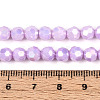 Anti-Tarnish Electroplate Glass Beads Strands EGLA-T021-6mm-15-02-4
