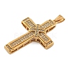 304 Stainless Steel Rhinestone Pendants STAS-G346-51G-2