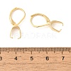 304 Stainless Steel Leverback Earring Findings STAS-U025-01G-02-3