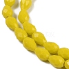 Opaque Solid Color Imitation Jade Beads Strands EGLA-N013-P6mm-D06-3