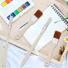 4Pcs 2 Styles Nylon Bristle Paint Brush AJEW-GF0012-96-7