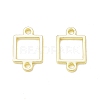 Rack Plating Alloy Outline Connector Charms FIND-G052-27LG-1