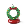 Christmas Theme Opaque Resin Pendants LS-RESI-I336-01P-07-1