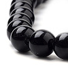 Natural Black Onyx Beads Strands G-S259-19-12mm-3