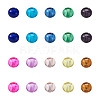 Craftdady 100Pcs 10 Colors Transparent Glass European Beads GLAA-CD0001-12-11