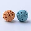 Unwaxed Natural Lava Rock Beads G-F325-12mm-M-2