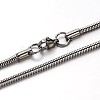 Tarnish Resistant 304 Stainless Steel Snake Chains Bracelets BJEW-O091-06P-2