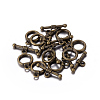 Tibetan Style Alloy Toggle Clasps MLF0034Y-NF-2